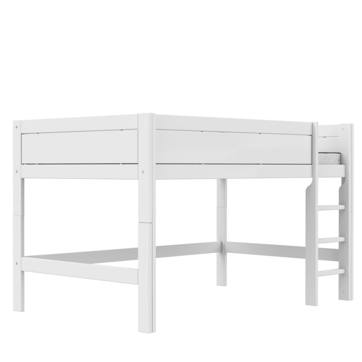 Lifetime Kidsrooms Original Hochbett 120 mit Leiter - 128 cm Whitewash
