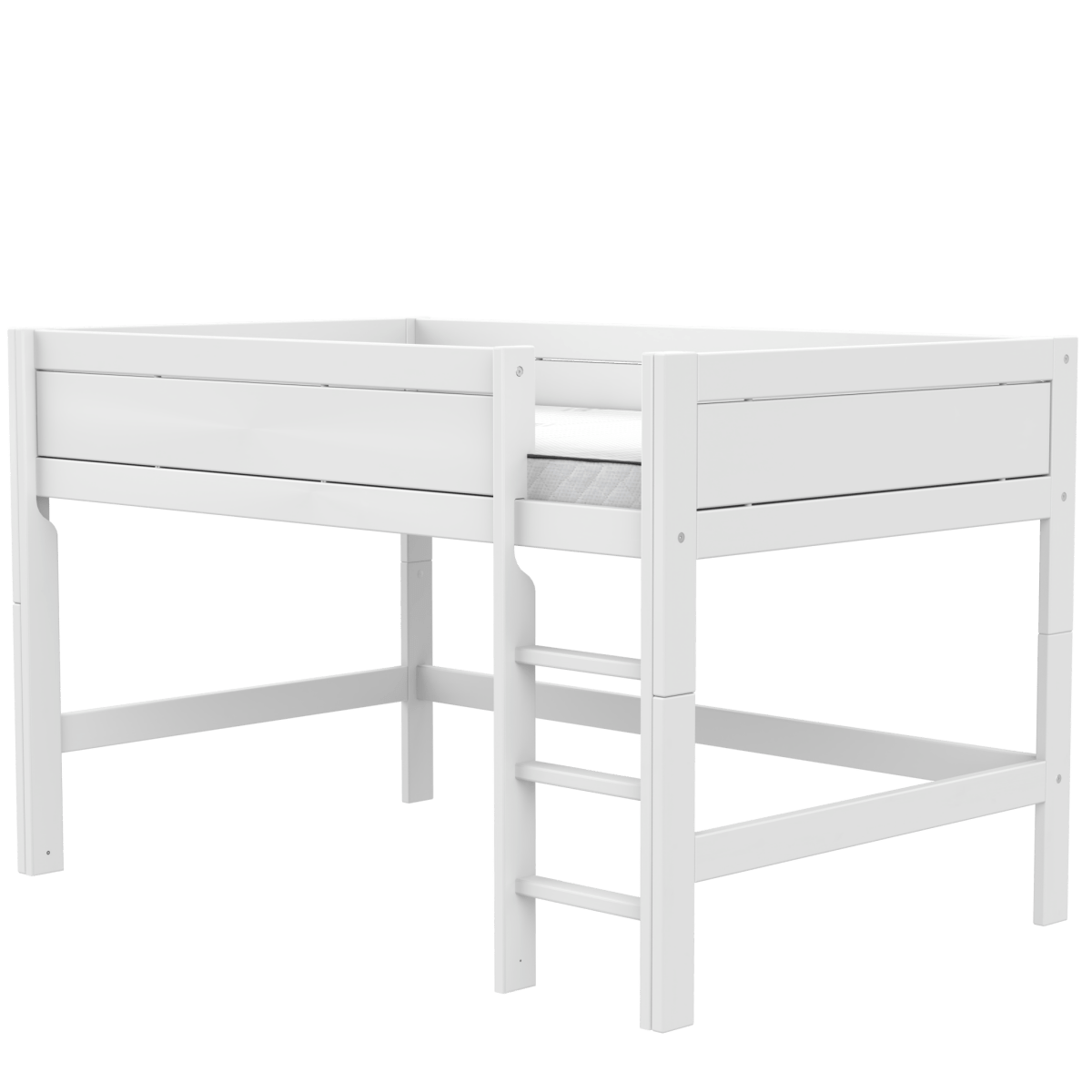 Lifetime Kidsrooms Original letto a soppalco 120 con scala - 128 cm Bianco