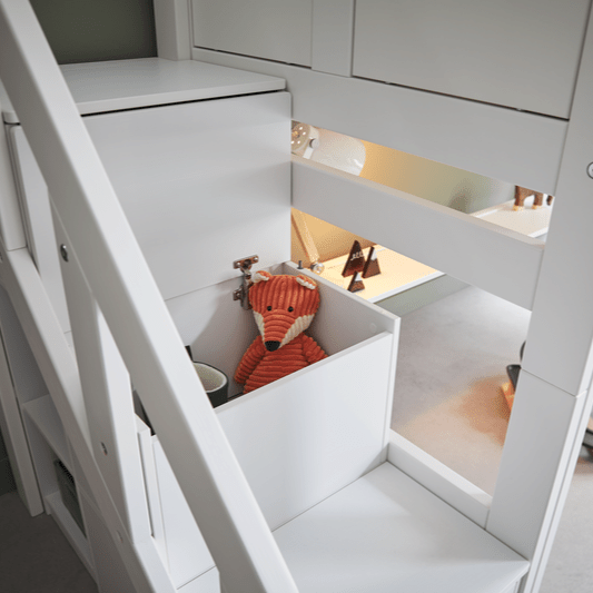 Lifetime Kidsrooms Scale per letto a soppalco 128 cm Bianco