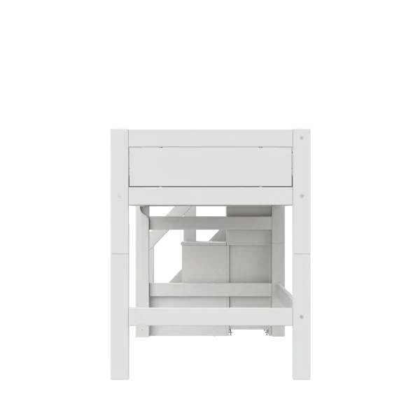 Lifetime Kidsrooms loft bed 128 cm with stairs - Original White