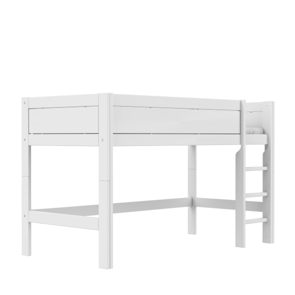 Lifetime Kidsrooms loft bed 128 cm with ladder - Original White