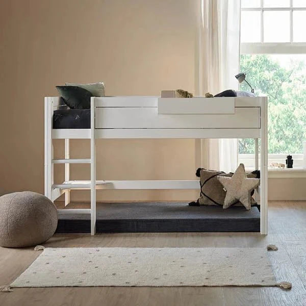 Lifetime Kidsrooms loft bed 128 cm with ladder - Original White