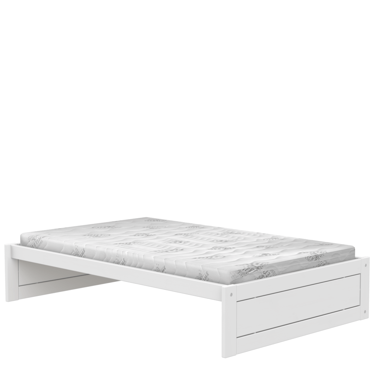 Lifetime Kidsrooms Montessori Lit de sol 120 Blanc