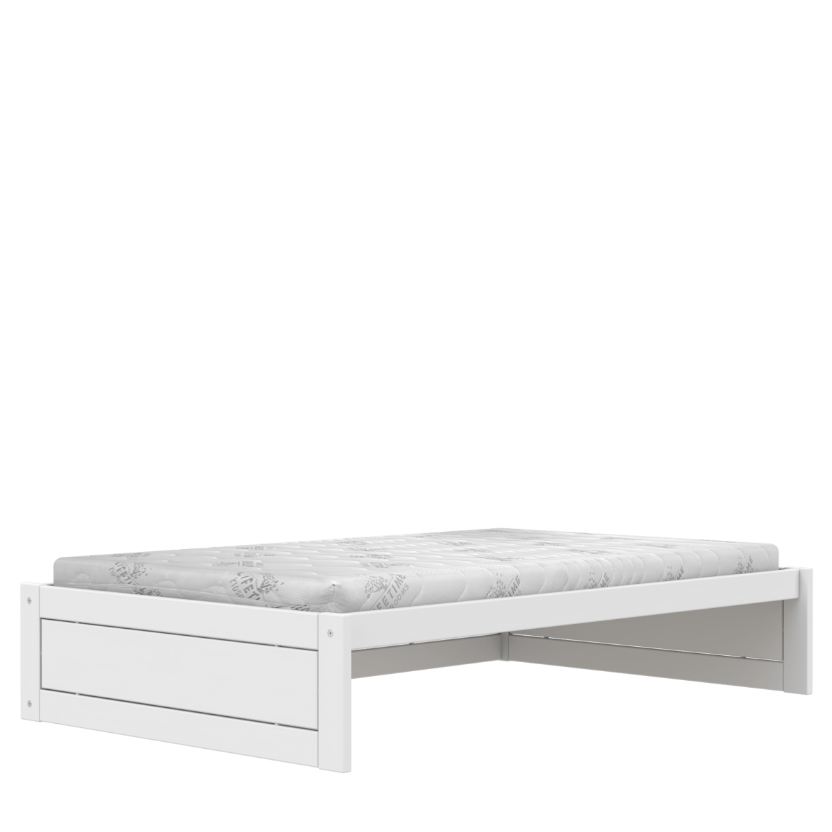 Lifetime Kidsrooms Montessori Lit de sol 120 Blanc
