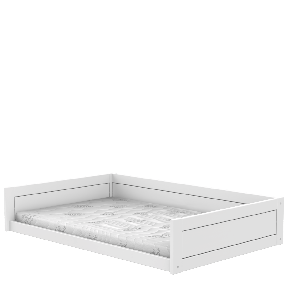 Lifetime Kidsrooms Montessori Lit de sol 120 Blanc