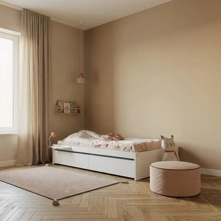 Lifetime Kidsrooms Montessori Lit de sol 120 Blanc