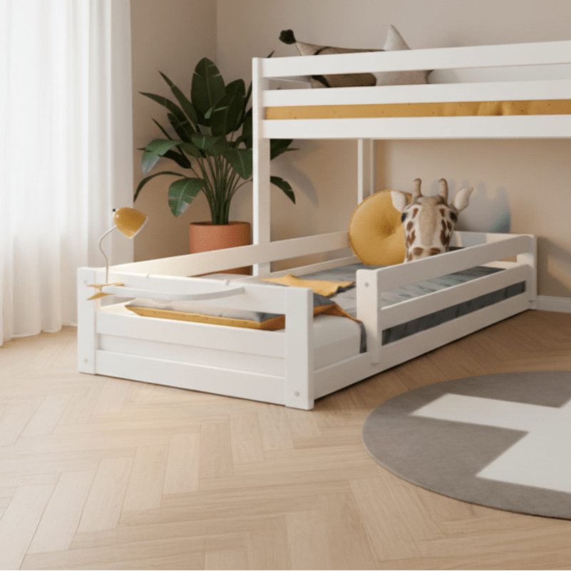 Lifetime Kidsrooms Montessori Bodenbett - Elements  Weiss