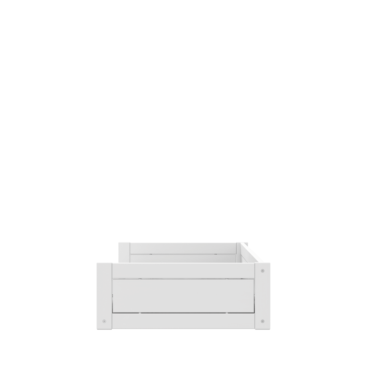 Lifetime Kidsrooms Montessori Lit de sol avec support pour toit en toile Blanc