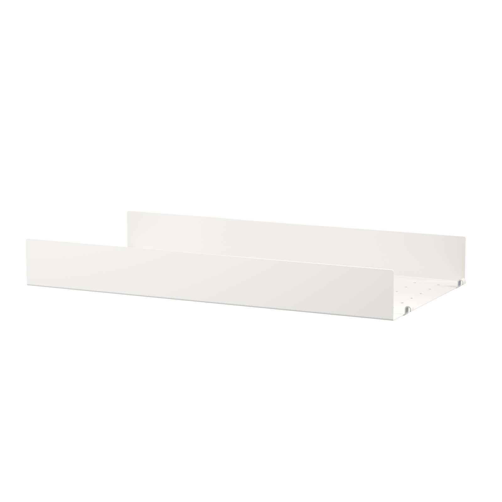 Metal Shelf High w58 x d30 cm White
