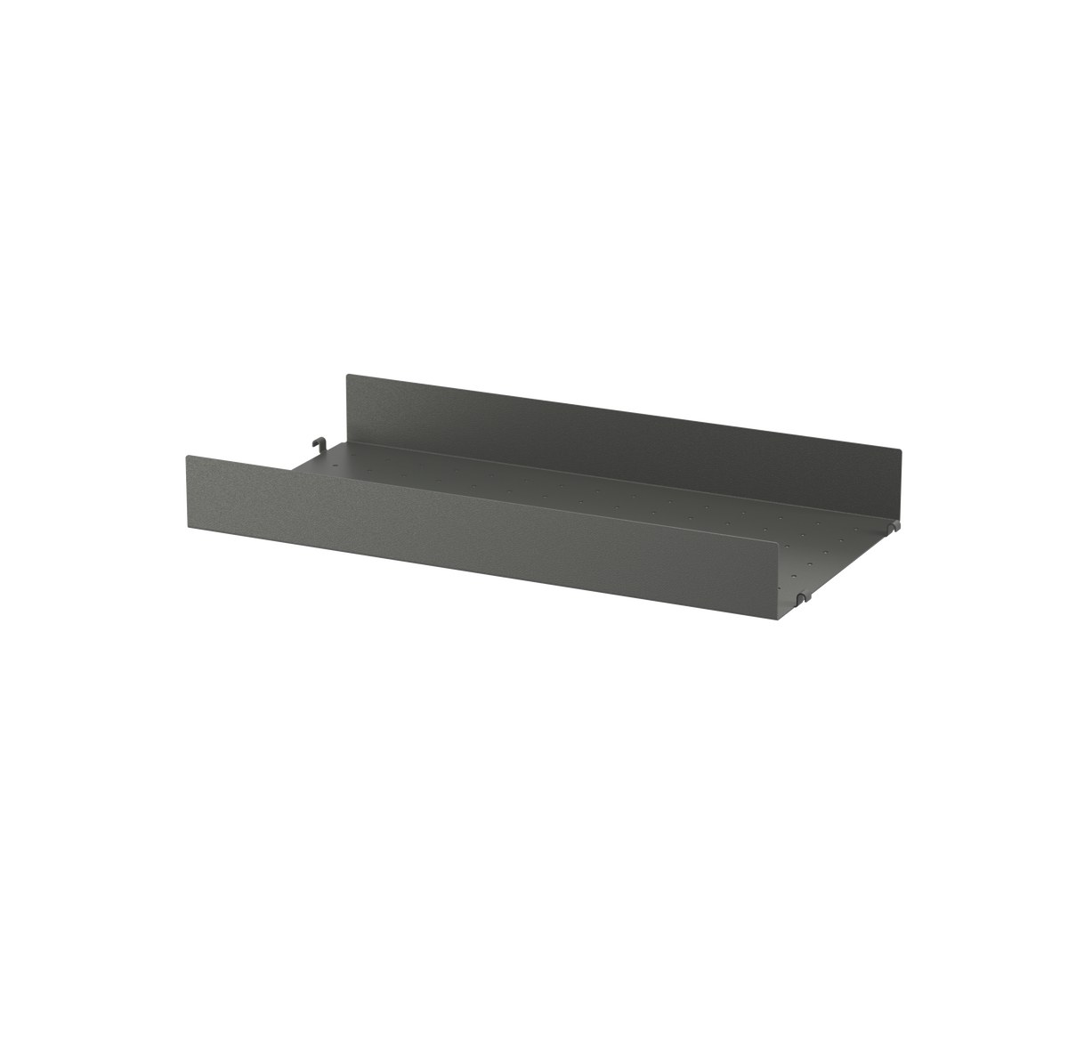 Metal Shelf High w58 x d30 cm Dark gray