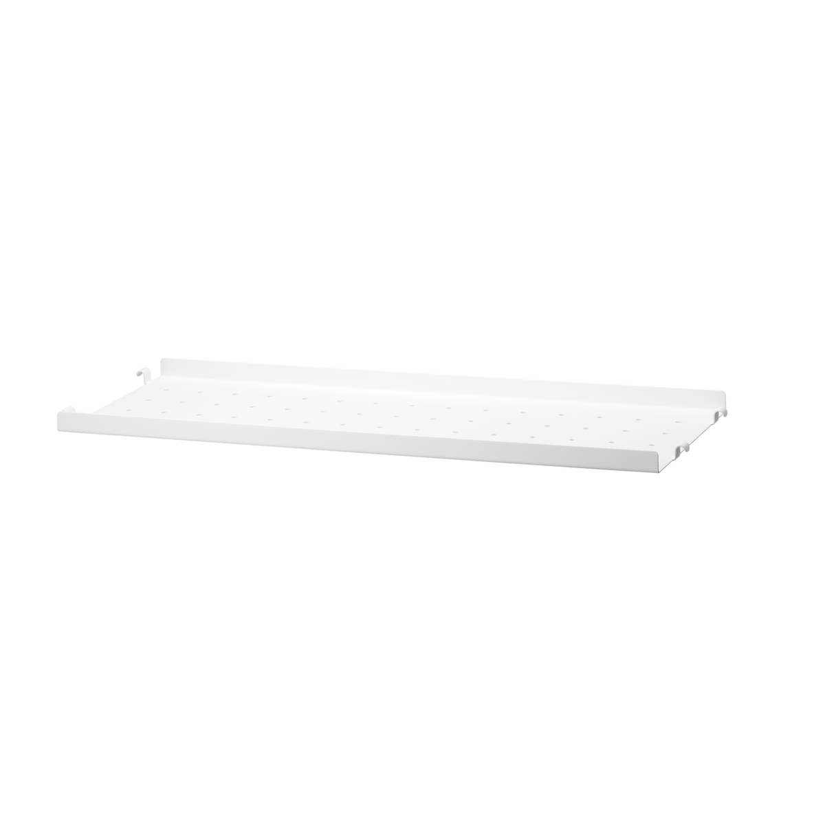 Metal Shelf Low w58 x d20 cm White