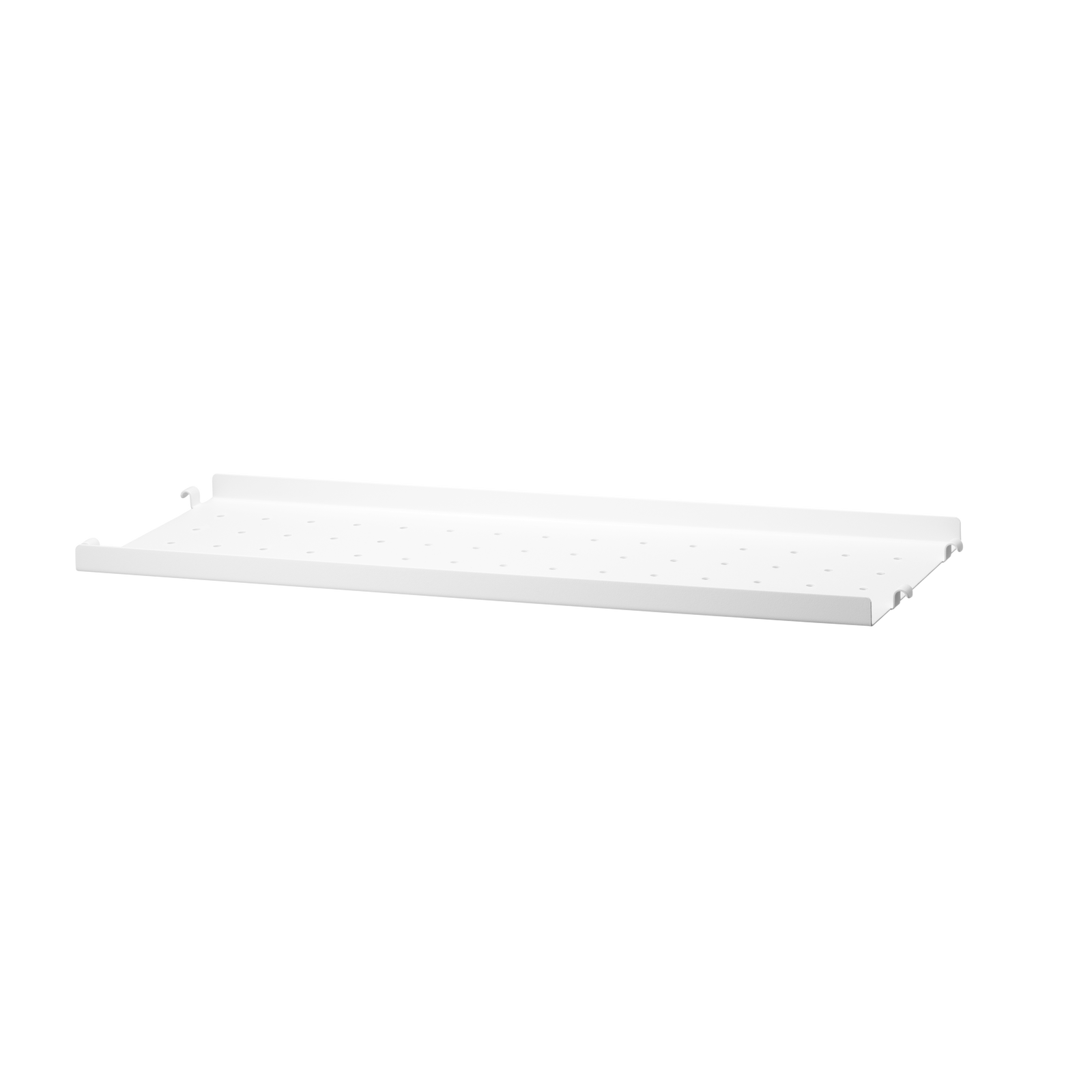 Metal Shelf Low w58 x d20 cm White