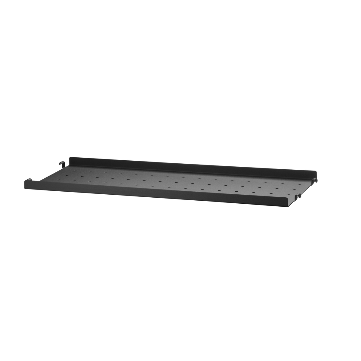 Metal Shelf Low w58 x d20 cm Black