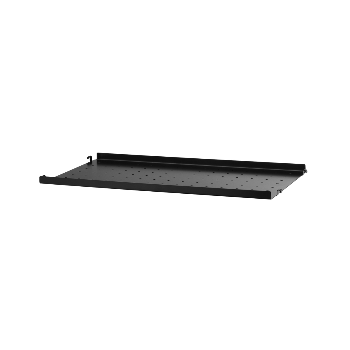 Metal Shelf Low w58 x d30 cm Black