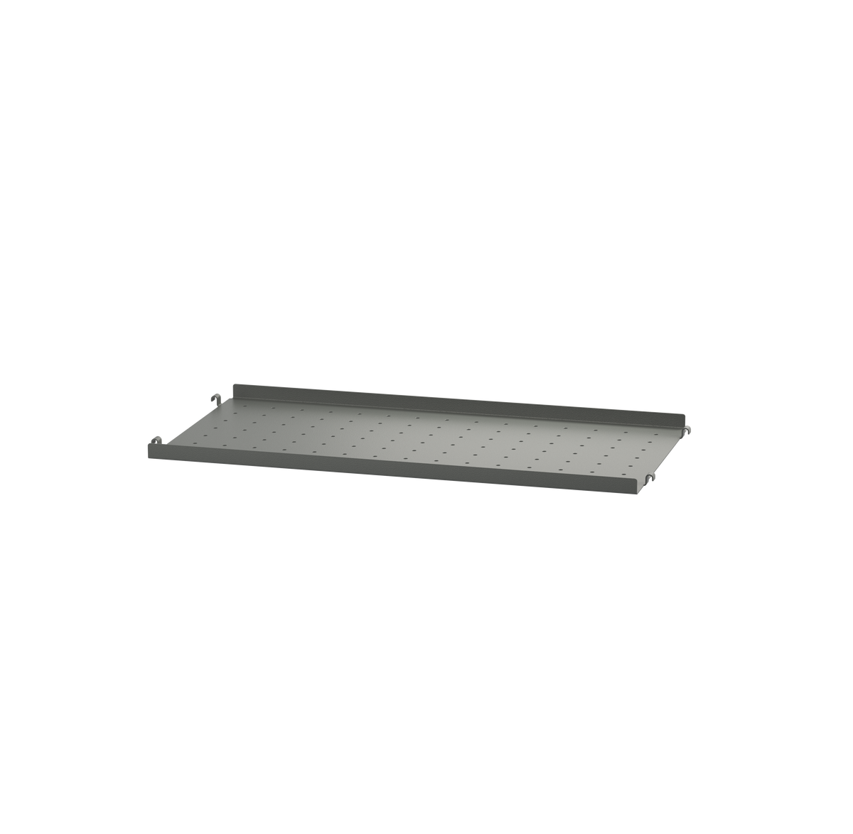 Metal Shelf Low w58 x d20 cm Dark gray