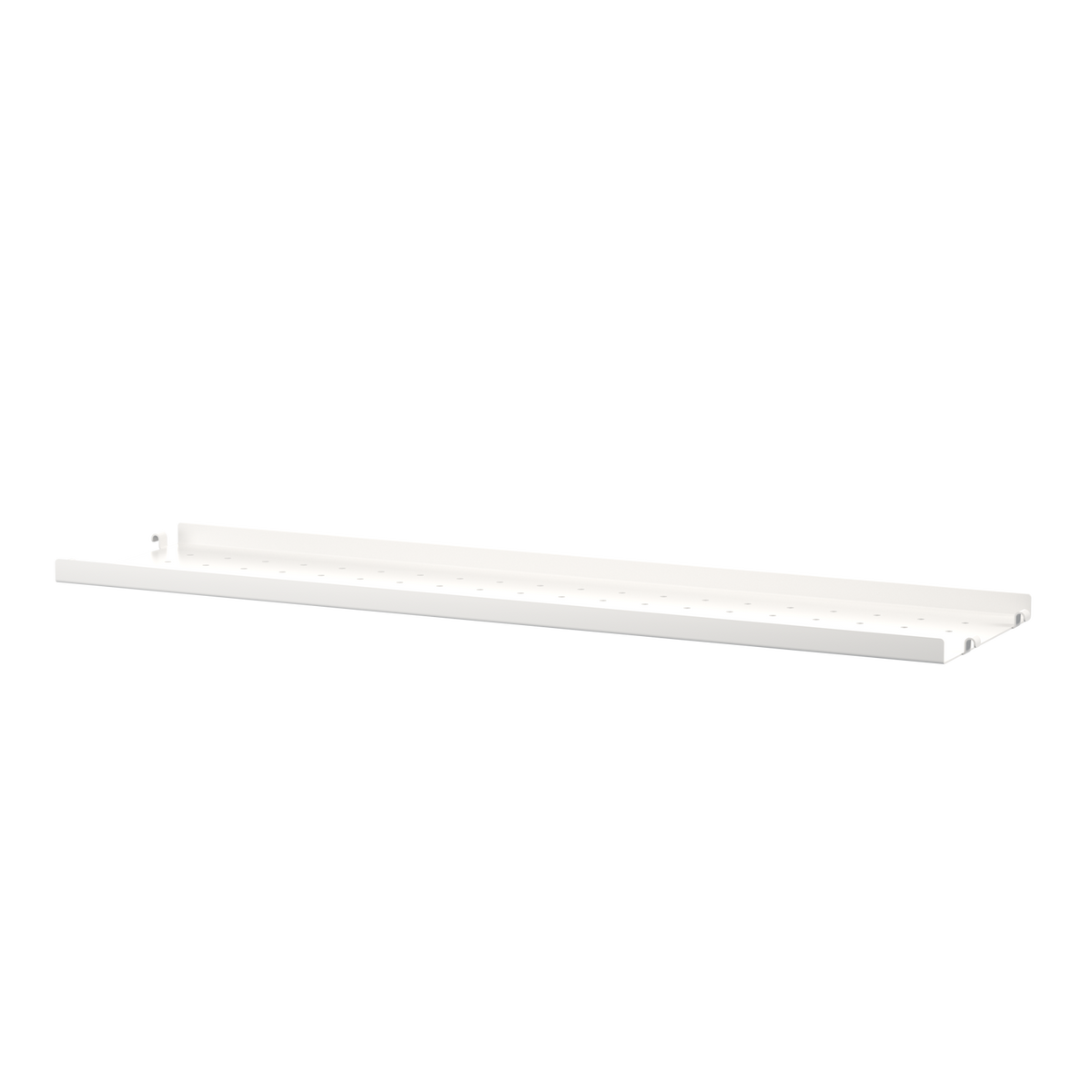 Metal Shelf Low w78 x d20 cm White