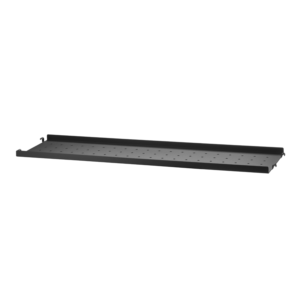 Metal Shelf Low w78 x d20 cm Black