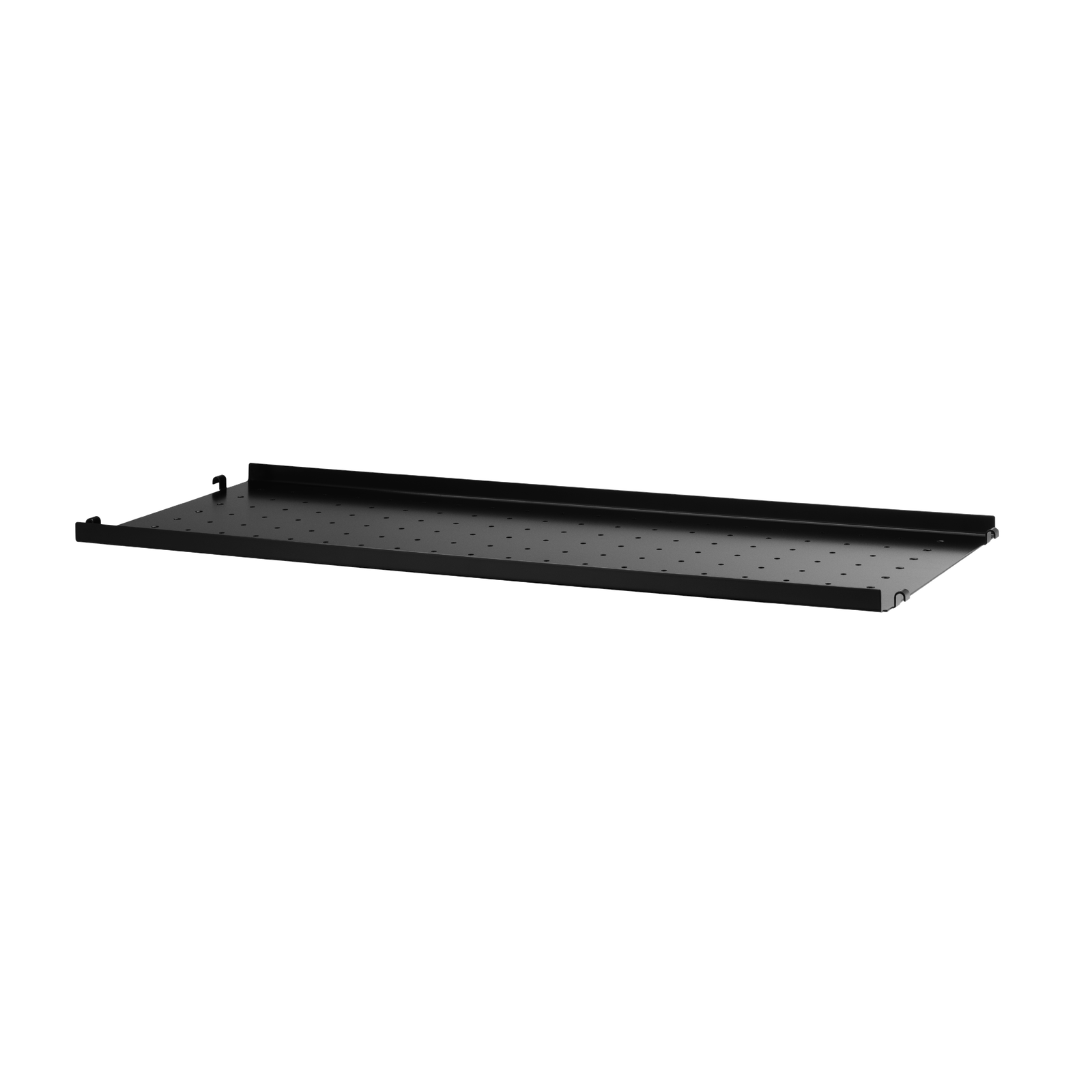 Metal Shelf Low w78 x d30 cm Black