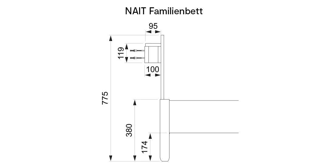 Müller Möbelwerkstätten NAIT Familienbett