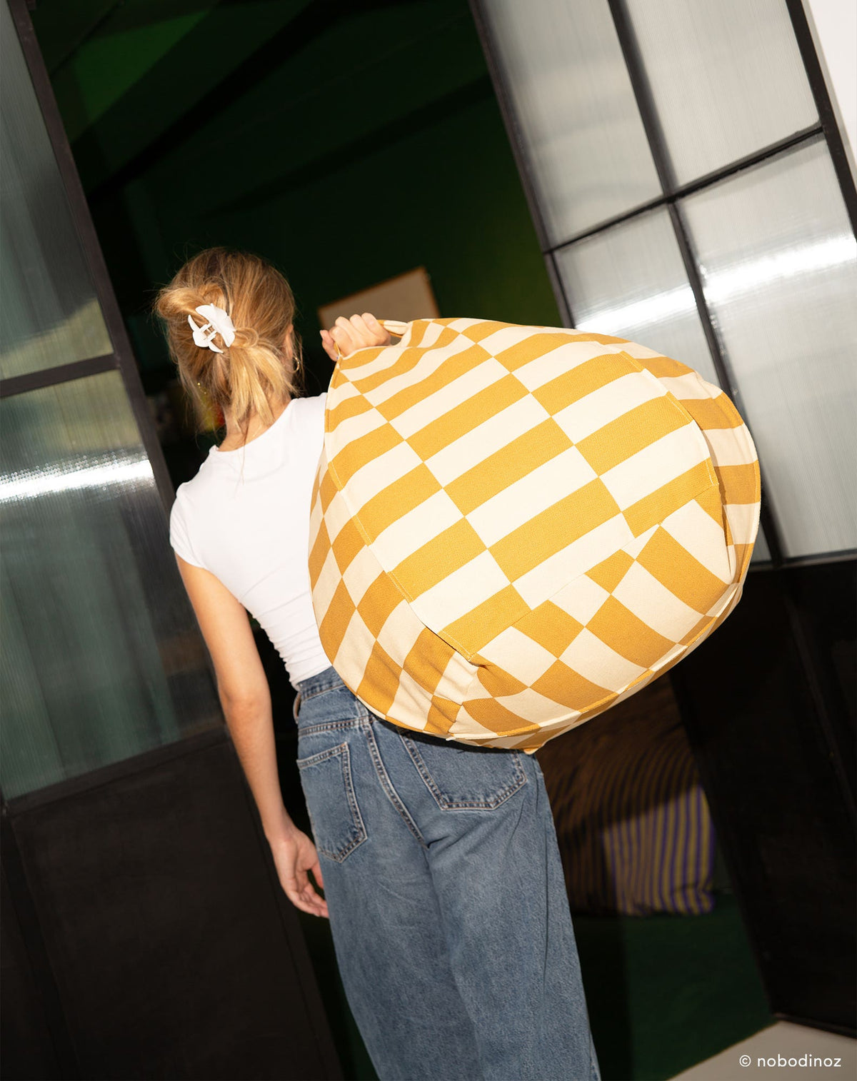 Nobodinoz runder Sitzsack Vibes Kindergrösse Variante 8466