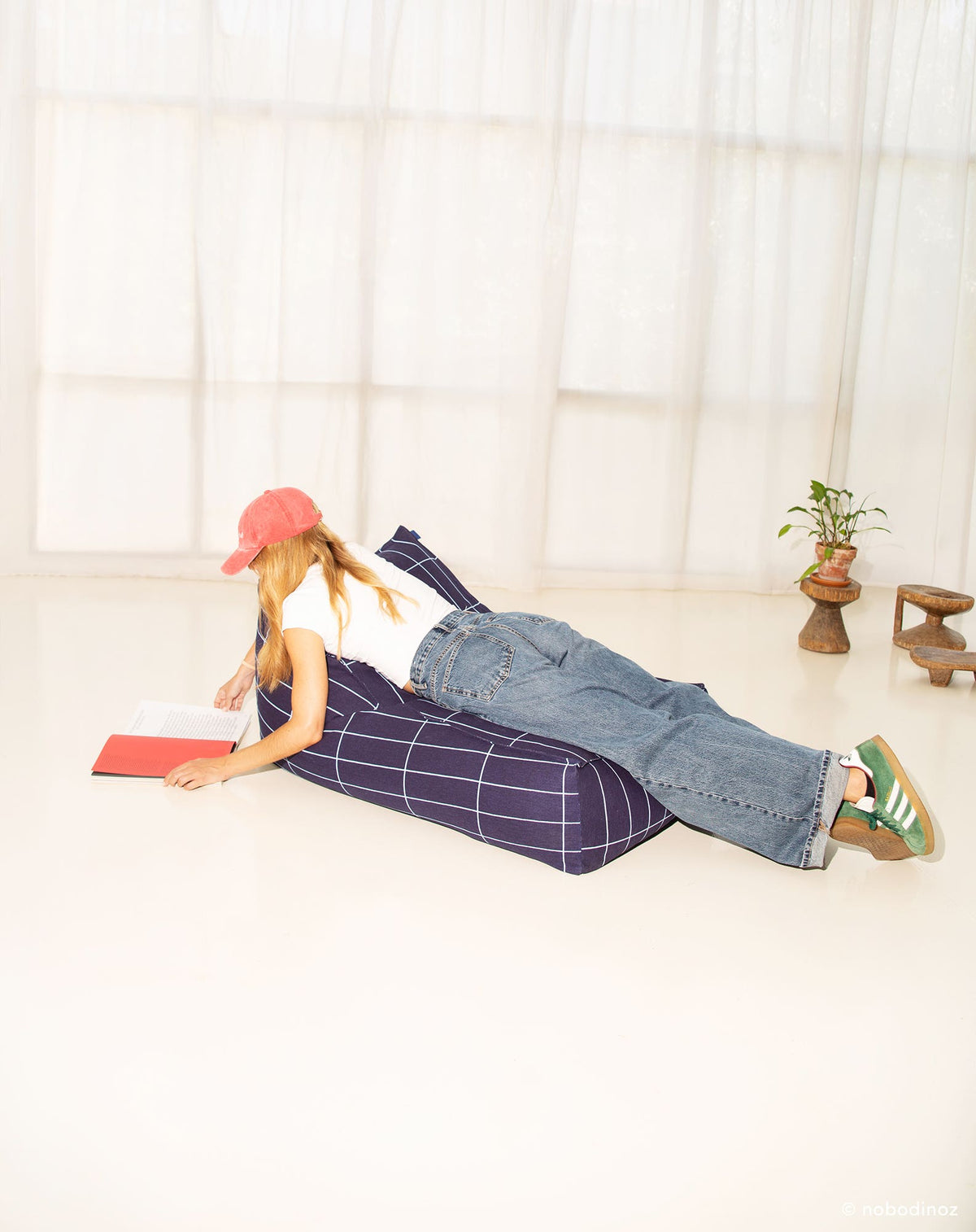 Nobodinoz langer Sitzsack Vibes Erwachsenengrösse Variante 0605