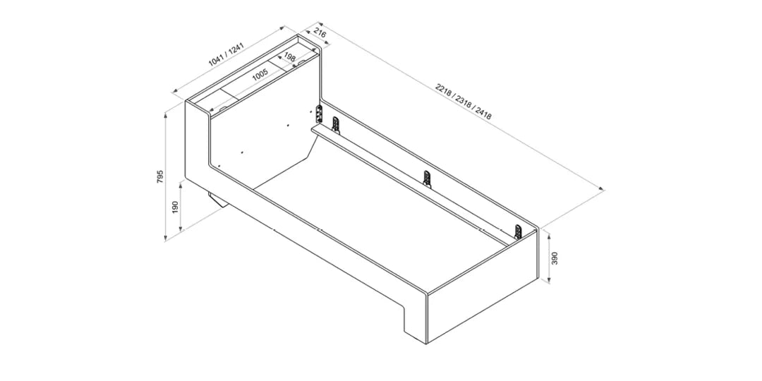 Müller Möbelwerkstätten NOOK Bett