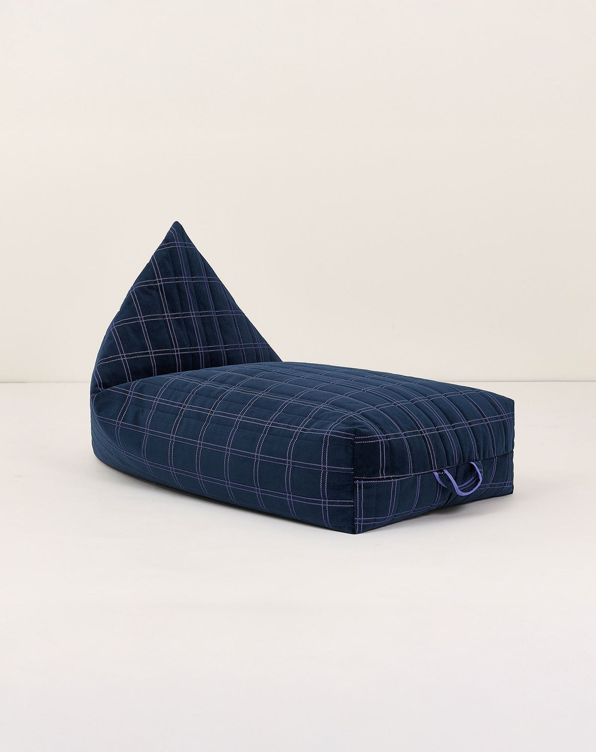 Nobodinoz Pouf long Oasis Eco-Velvet Taille enfant Vert