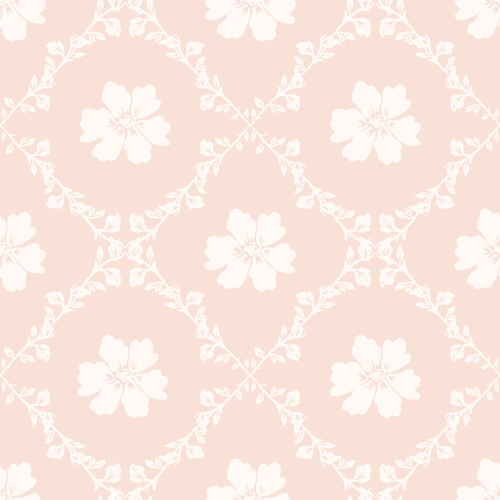 Dekornik Tapete Rosa old english pattern Streifen 50 x 280