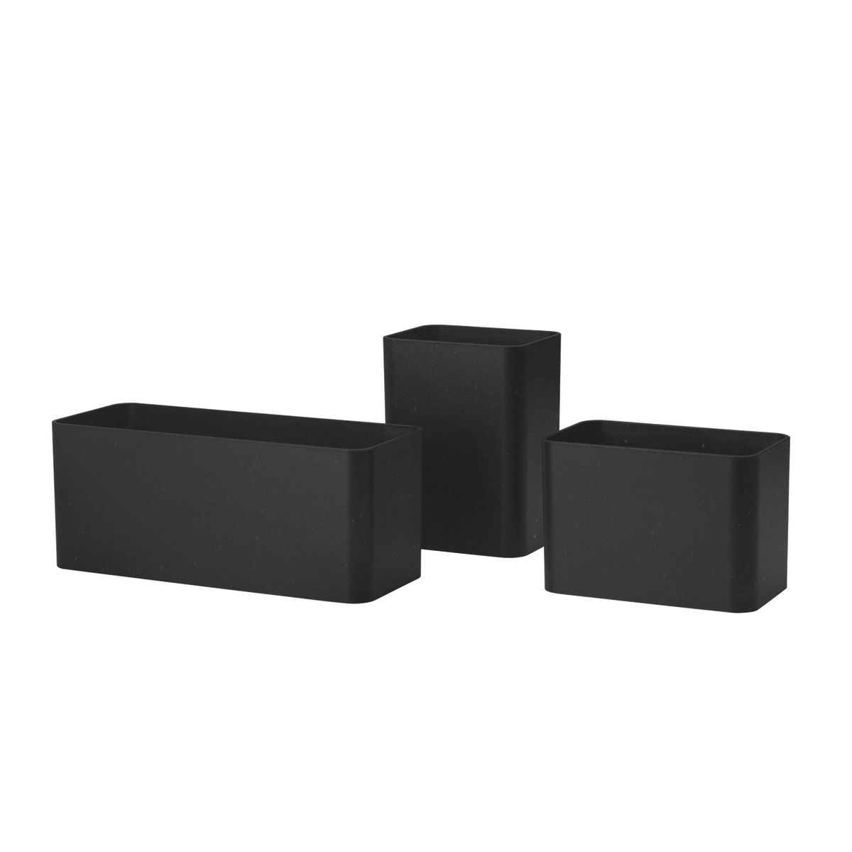 Organizers one set of three Black