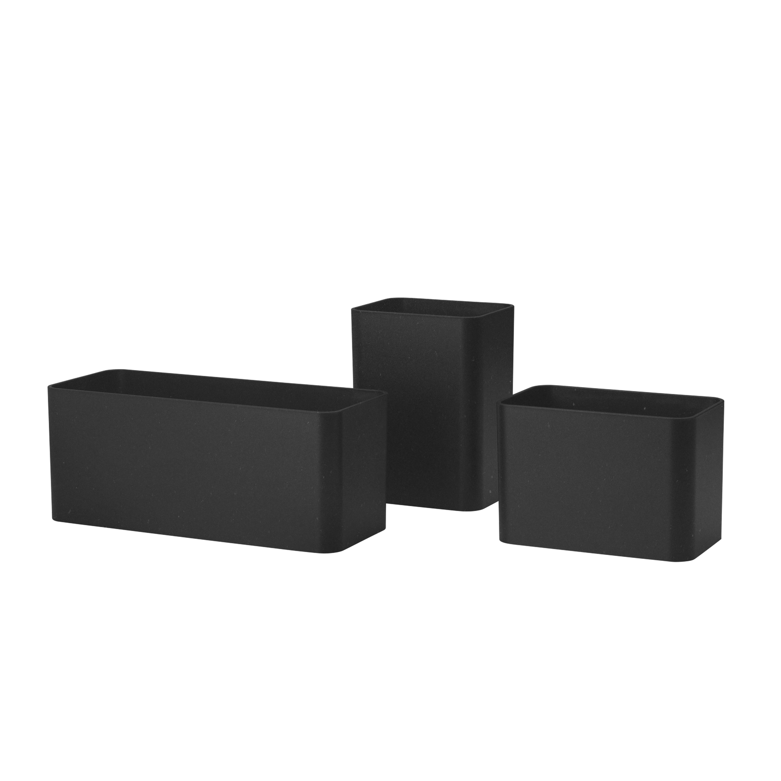 Organizers one set of three Black