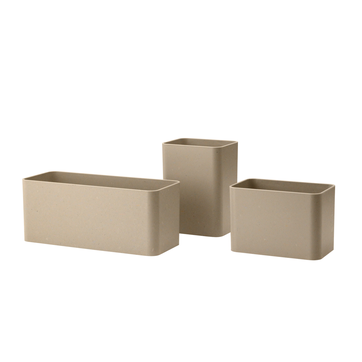 Organizers one set of three Beige