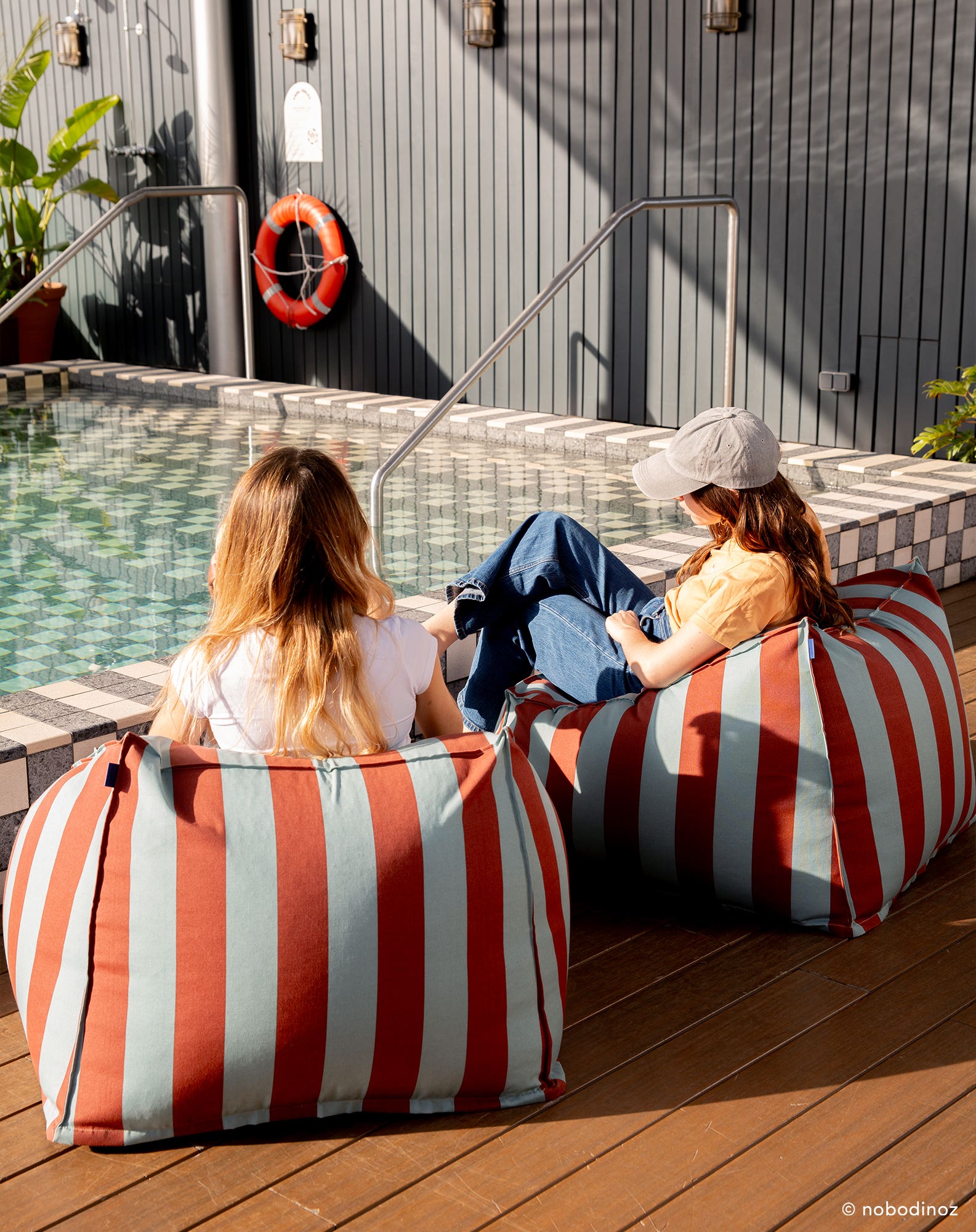 Nobodinoz Outdoor Sitzsack-Sessel Lenny Erwachsenengrösse Variante 2968