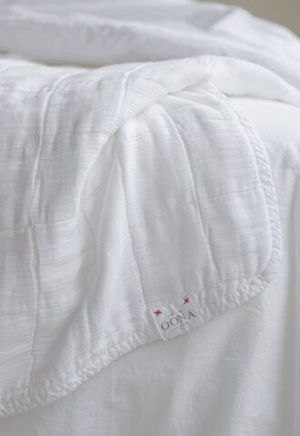 Oona Plaid White
