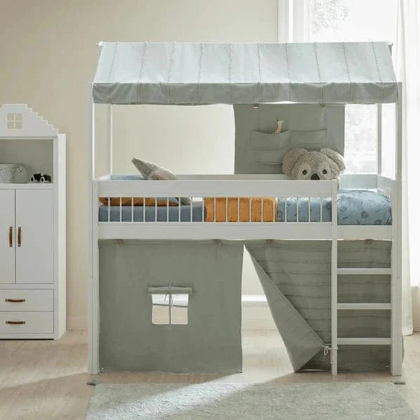 Lifetime Kidsrooms play curtain for loft bed 128 cm - Essence Blush Pink