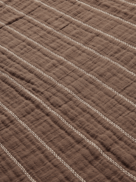 Ferm Living Aires Bedspread - Double - Stone