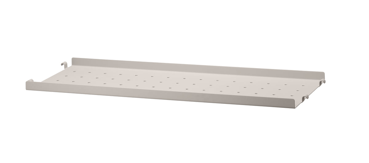 Metal Shelf Low w58 x d20 cm Beige