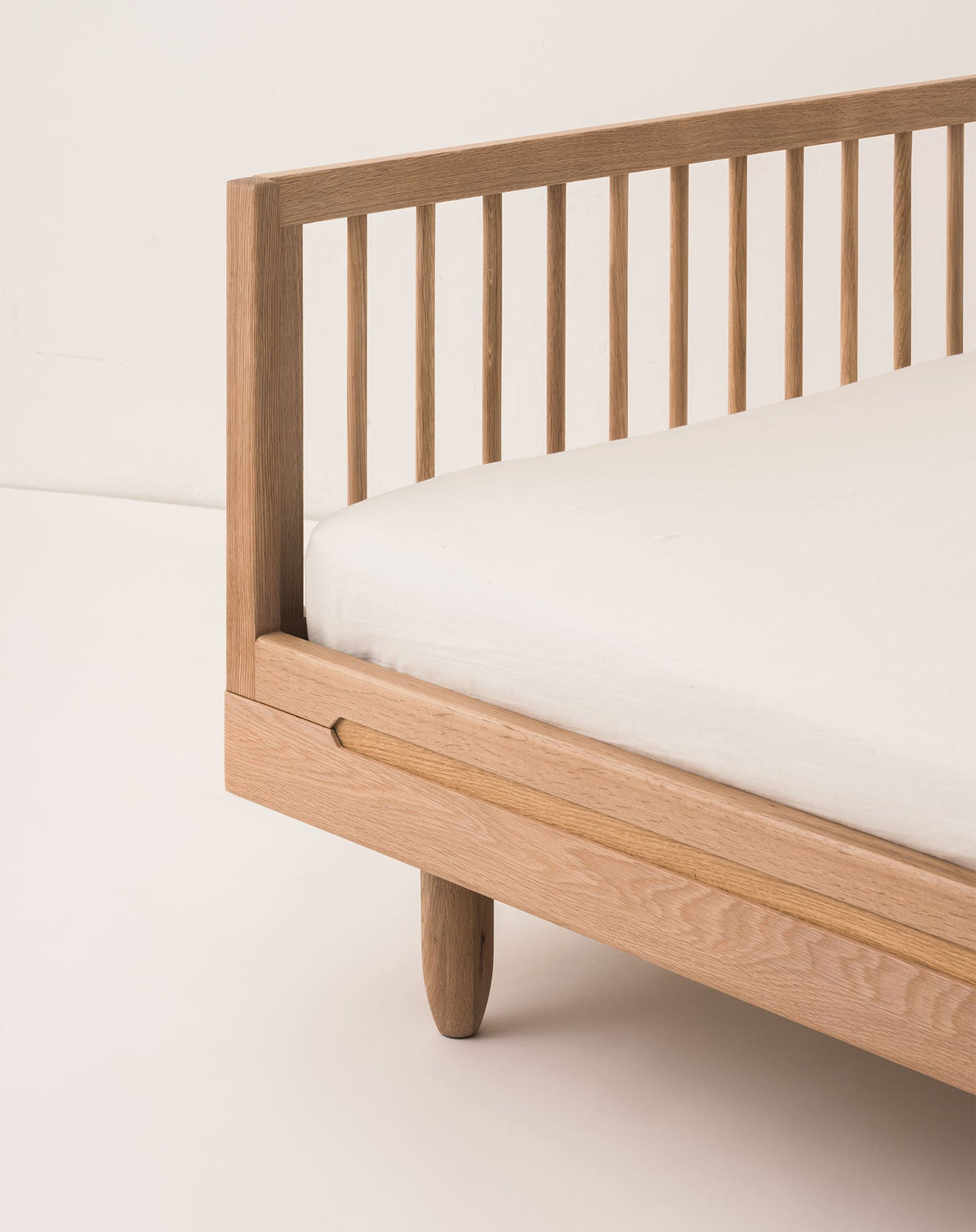 Nobodinoz Pure Lit simple en chêne 90x200