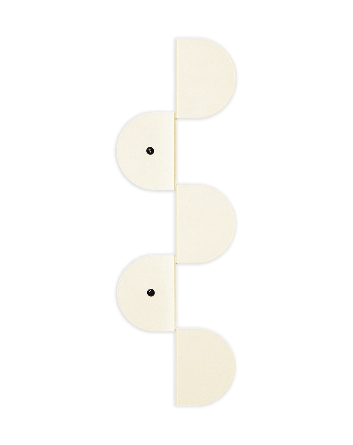 Appendiabiti da parete Nobodinoz in acciaio laccato variante 6110