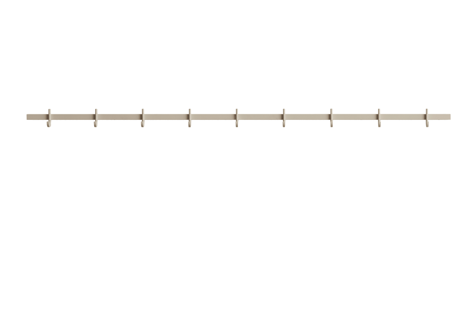 Hook rail, large w123 x d4,7 x h5,2 cm Beige
