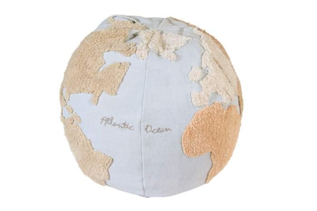 Lorena Canals Pouf World Map