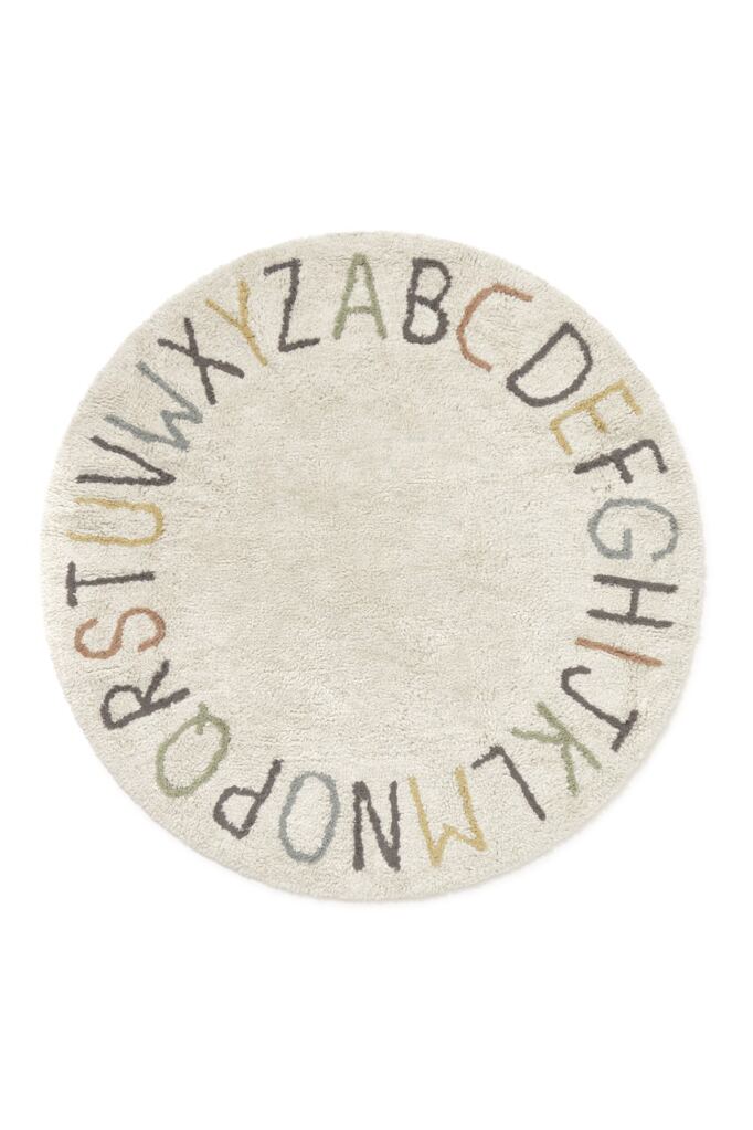 Lorena Canals Tapis ABC Color and Letters