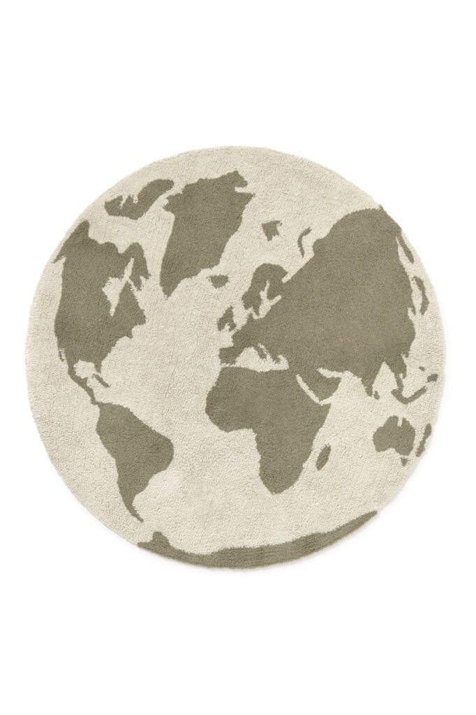 Lorena Canals Teppich World Map rugycled