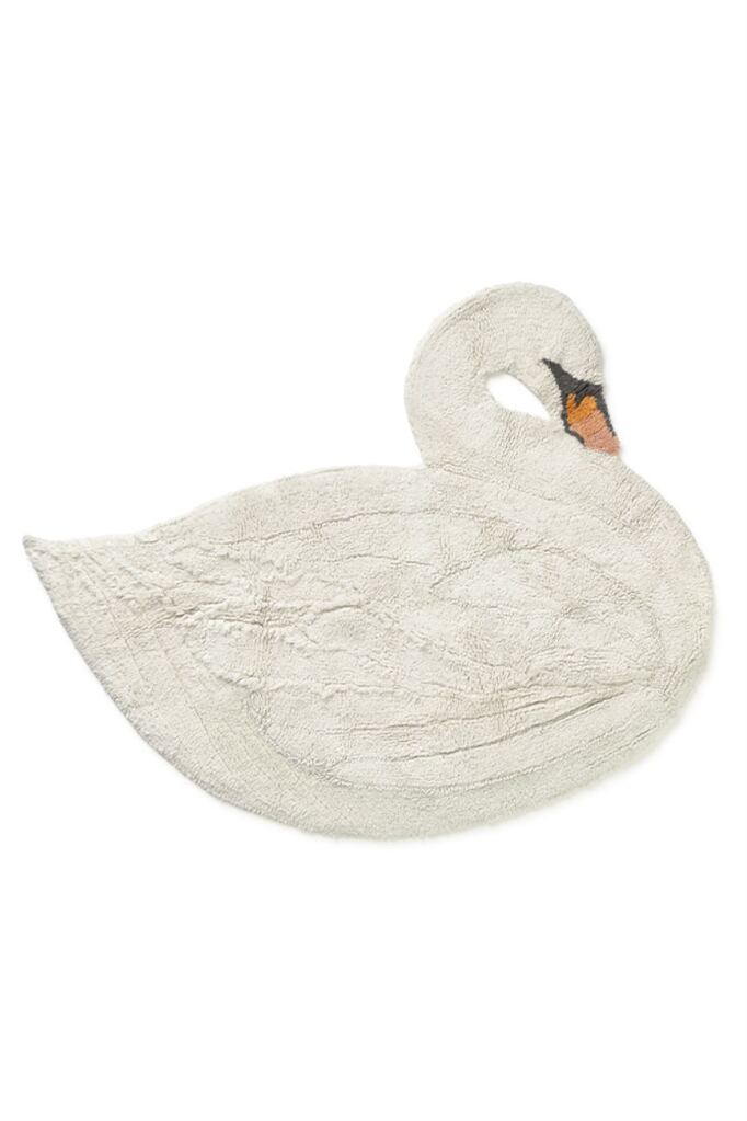 Lorena Canals Teppich Schwan