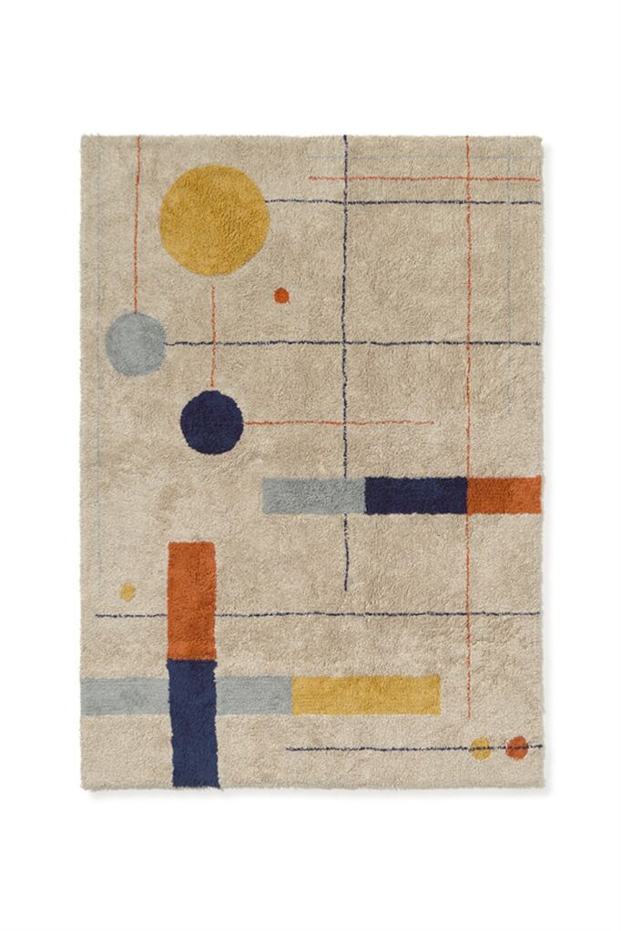 Lorena Canals Teppich RugCycled Geometric Shapes