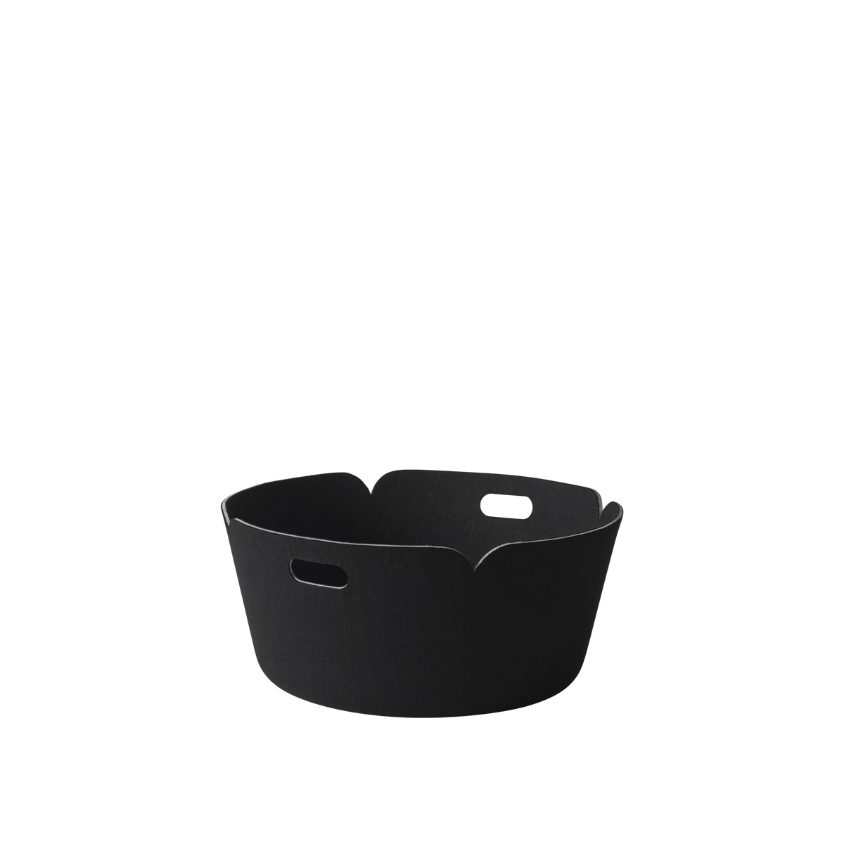 Muuto Restore round storage basket gray melange