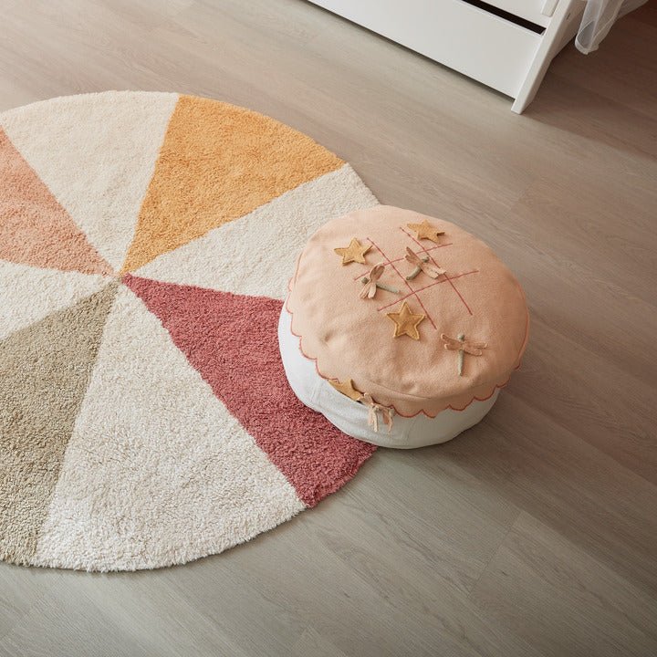 Lifetime Kidsrooms Tic-Tac-Toe Pouf - Théâtre de fées