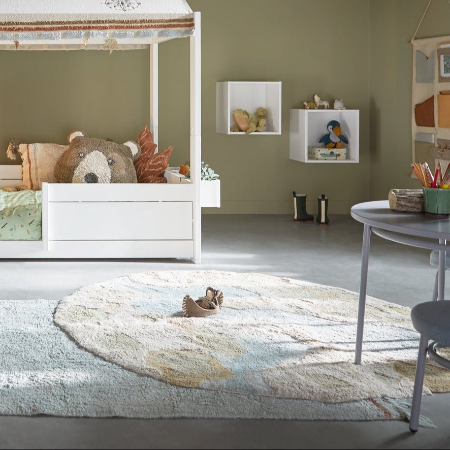 Lifetime Kidsrooms Runder Teppich – Canoe Adventure