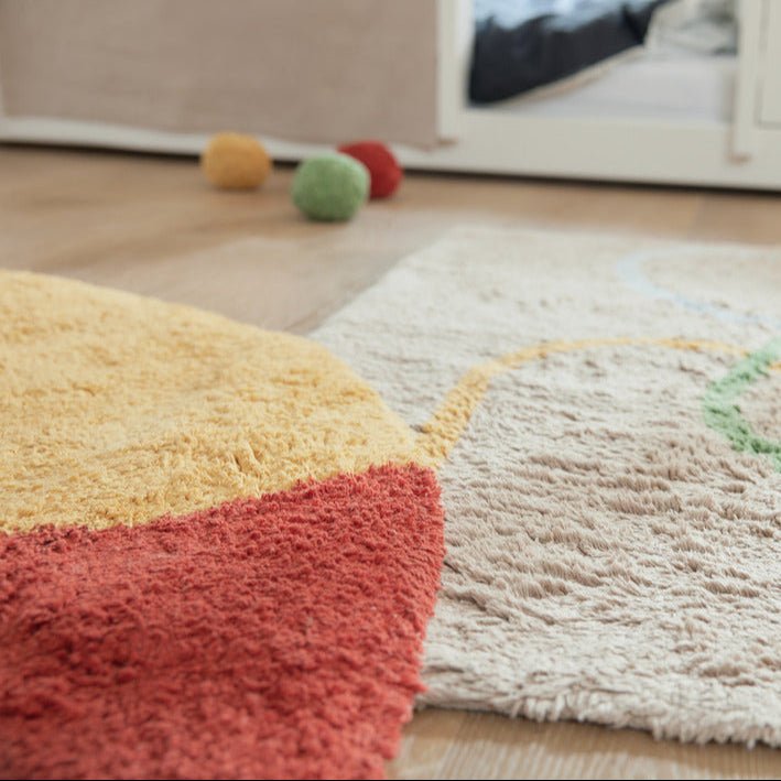 Lifetime Kidsrooms Runder getufteter Teppich - Olympic Dreams