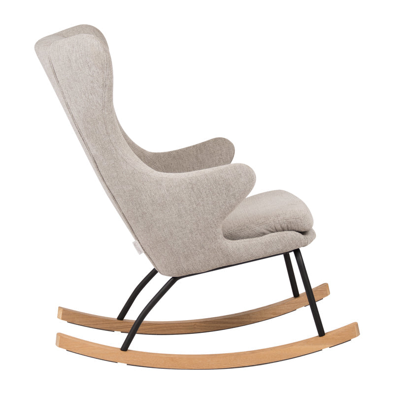 Quax Fauteuil à bascule De Luxe - Sand Grey