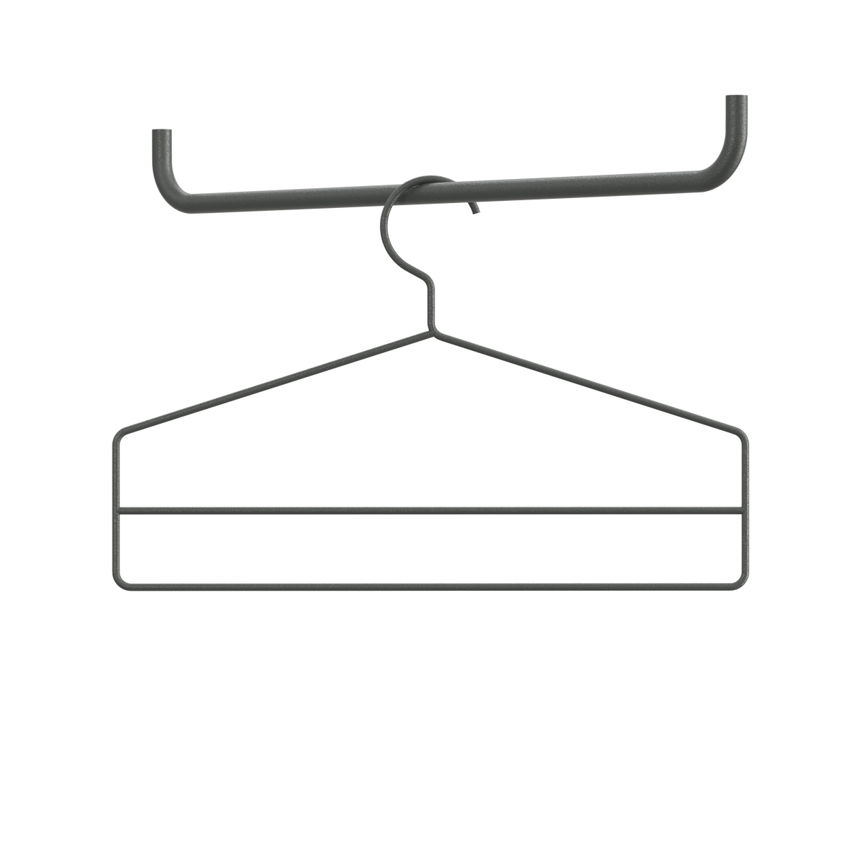Coat hanger Dark grey